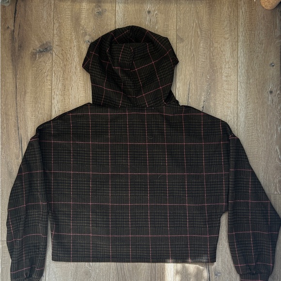 CALIFORNIA MOON RISE - Brown and red cropped hoodie - Picture 2 of 4